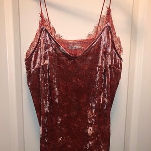 Kimchi Blue Crushed Velvet tank